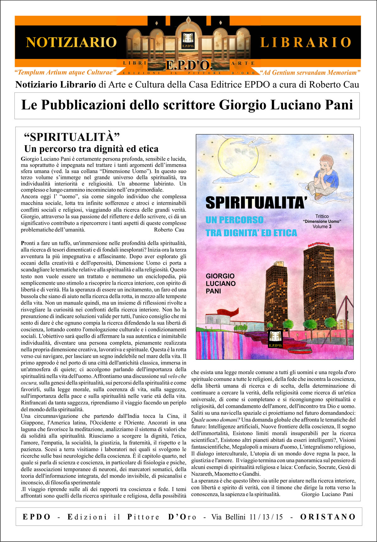 Notiziario Librairio EPDO - Giorgio Luciano Pani